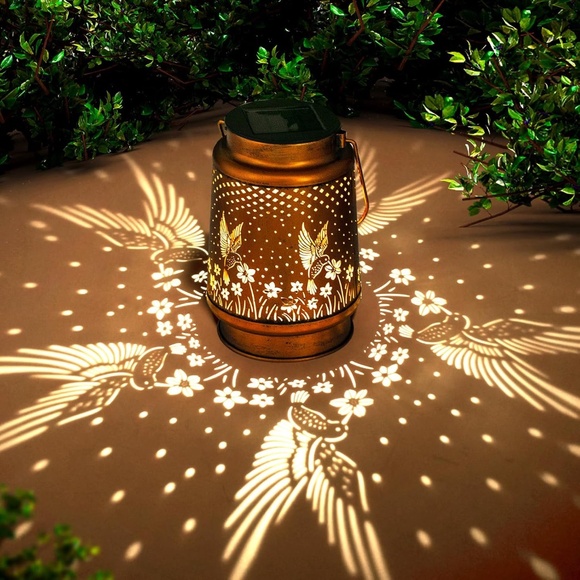 Solar Lanterns Outdoor Waterproof Garden Decor Hanging LED Decorative Light for - Picture 1 of 6